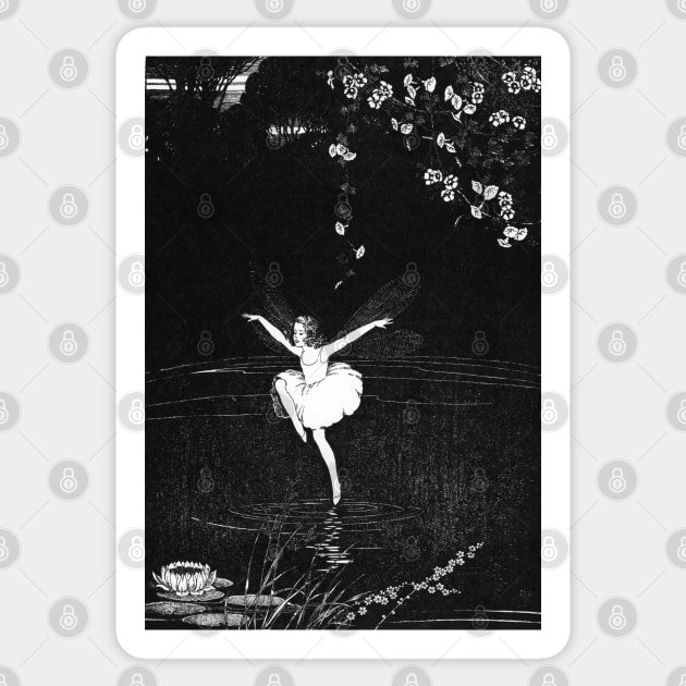 Dragonfly Fairy - Ida Rentoul Outhwaite Sticker by forgottenbeauty